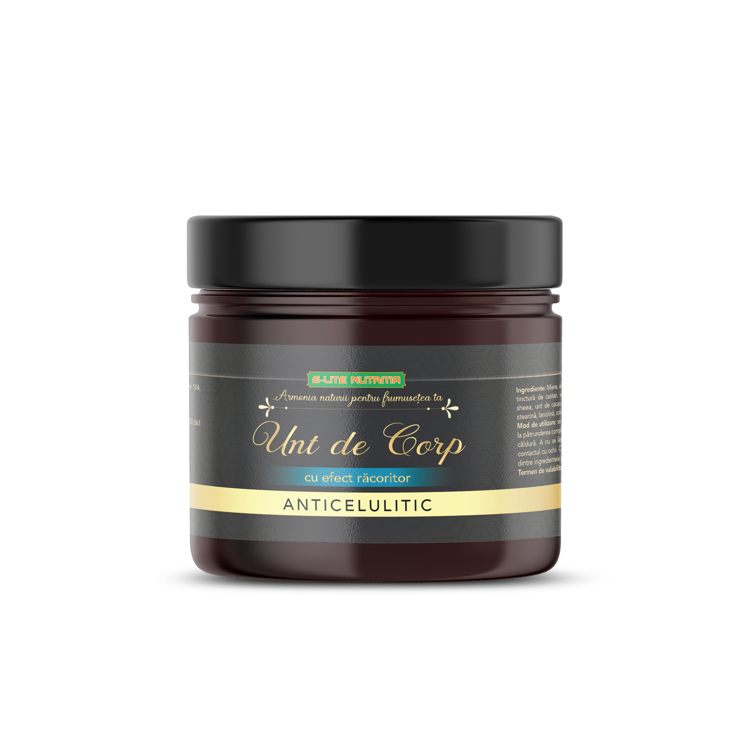 Unt de corp cu efect răcoritor